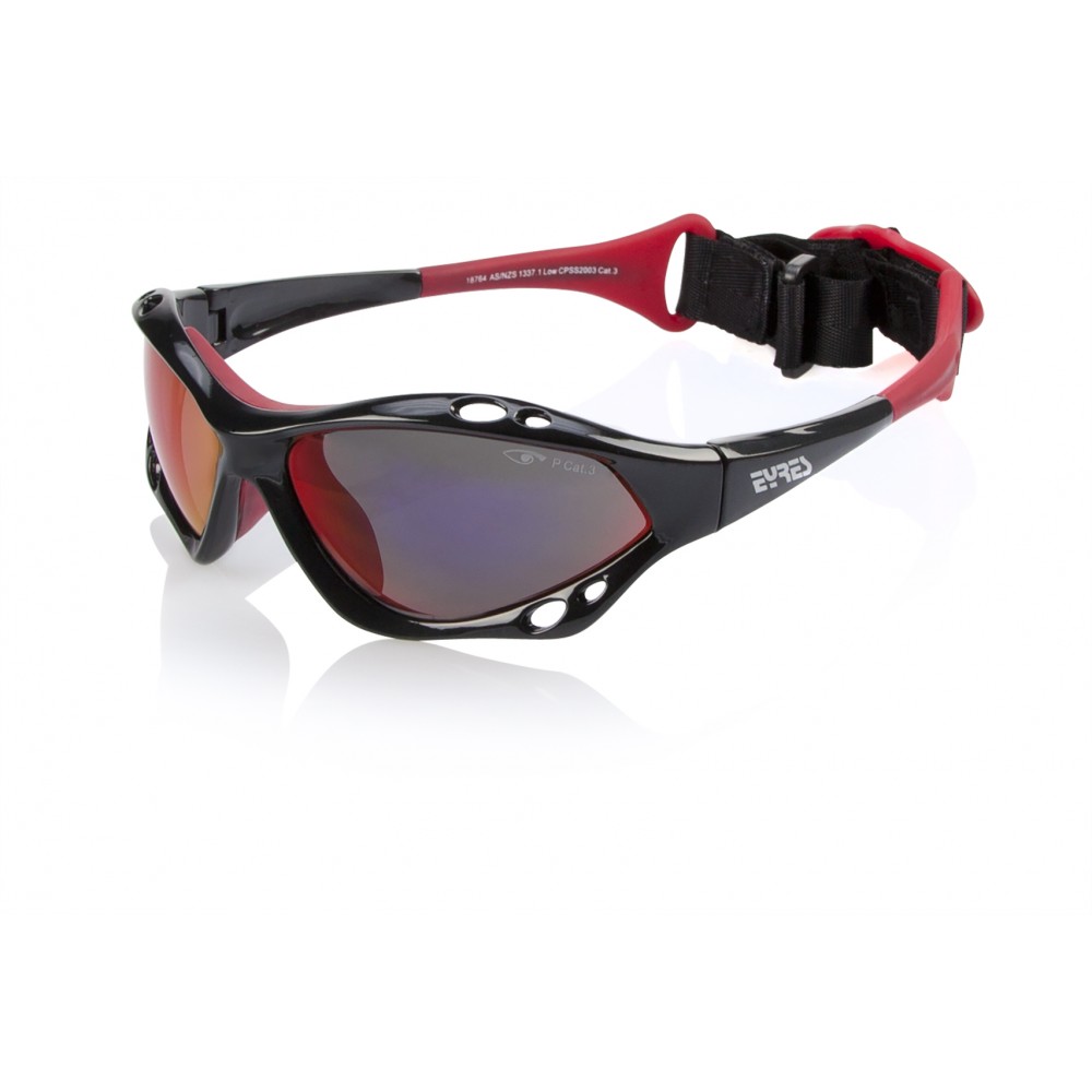 Eyres Mistral Black Frame Polarised Revo Black Water Repellant Lens ...