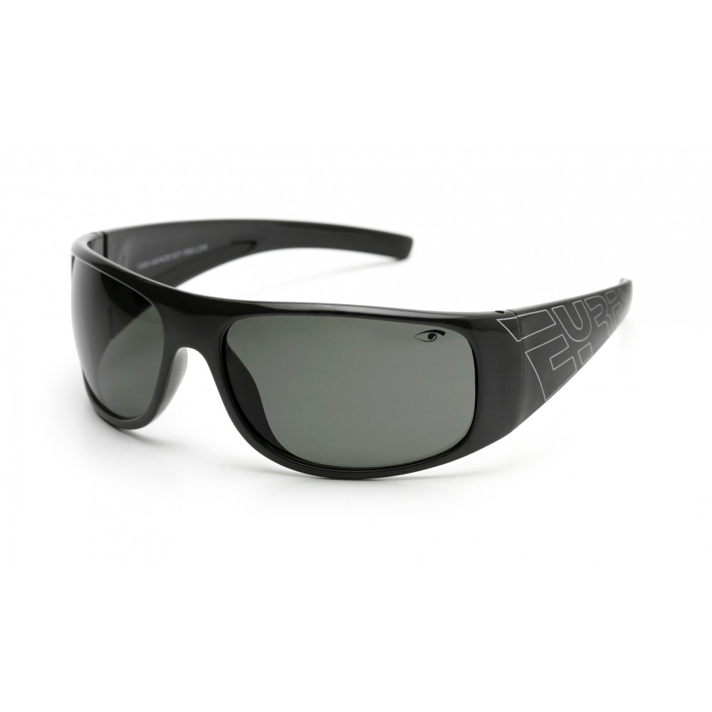 Eyres XCCESS Shiny Black Smoke Safety Glasses Sunglasses