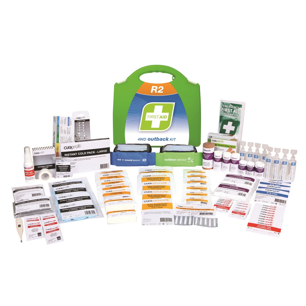 FastAid R2 Series 4WD Outback Kit Plastic Portable First Aid Kit - TIAS ...